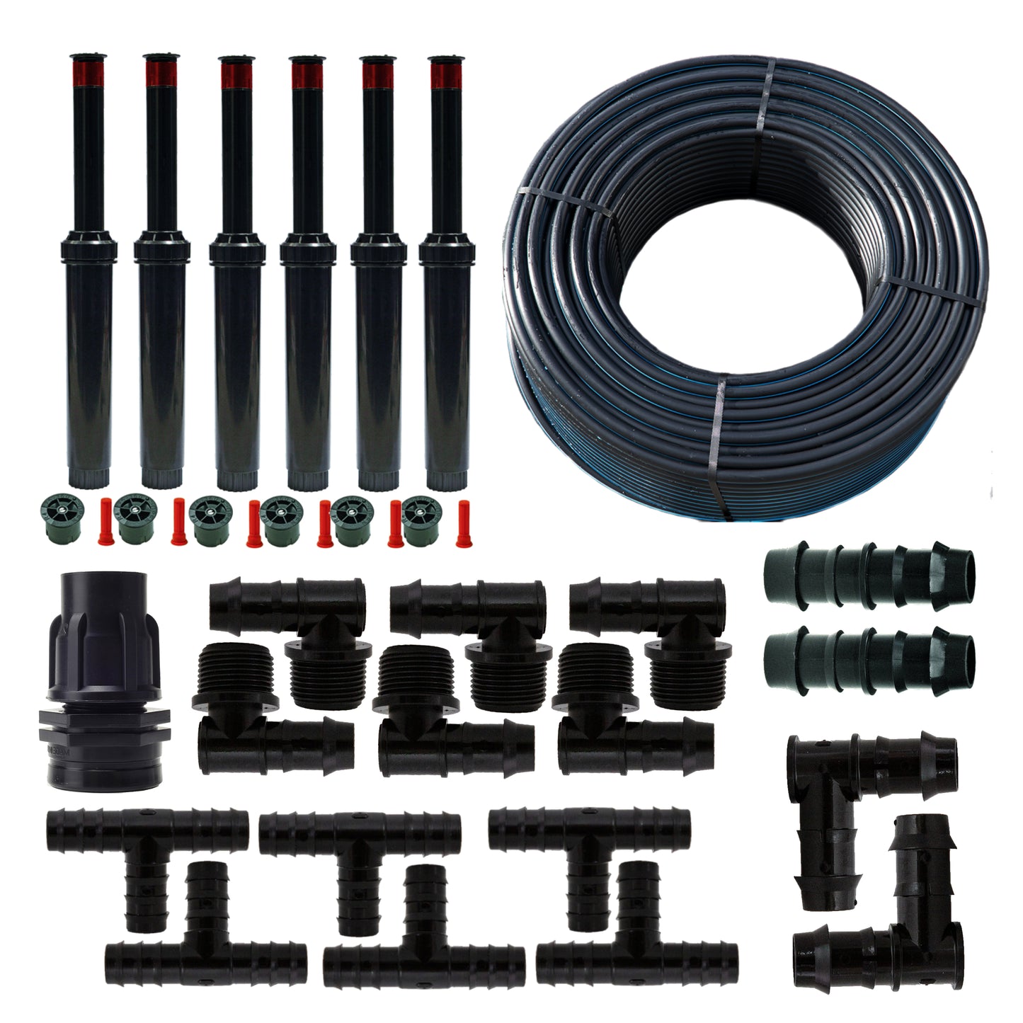 BluNature - Aspersores emergentes para jardín - Riego para césped hasta 70m2