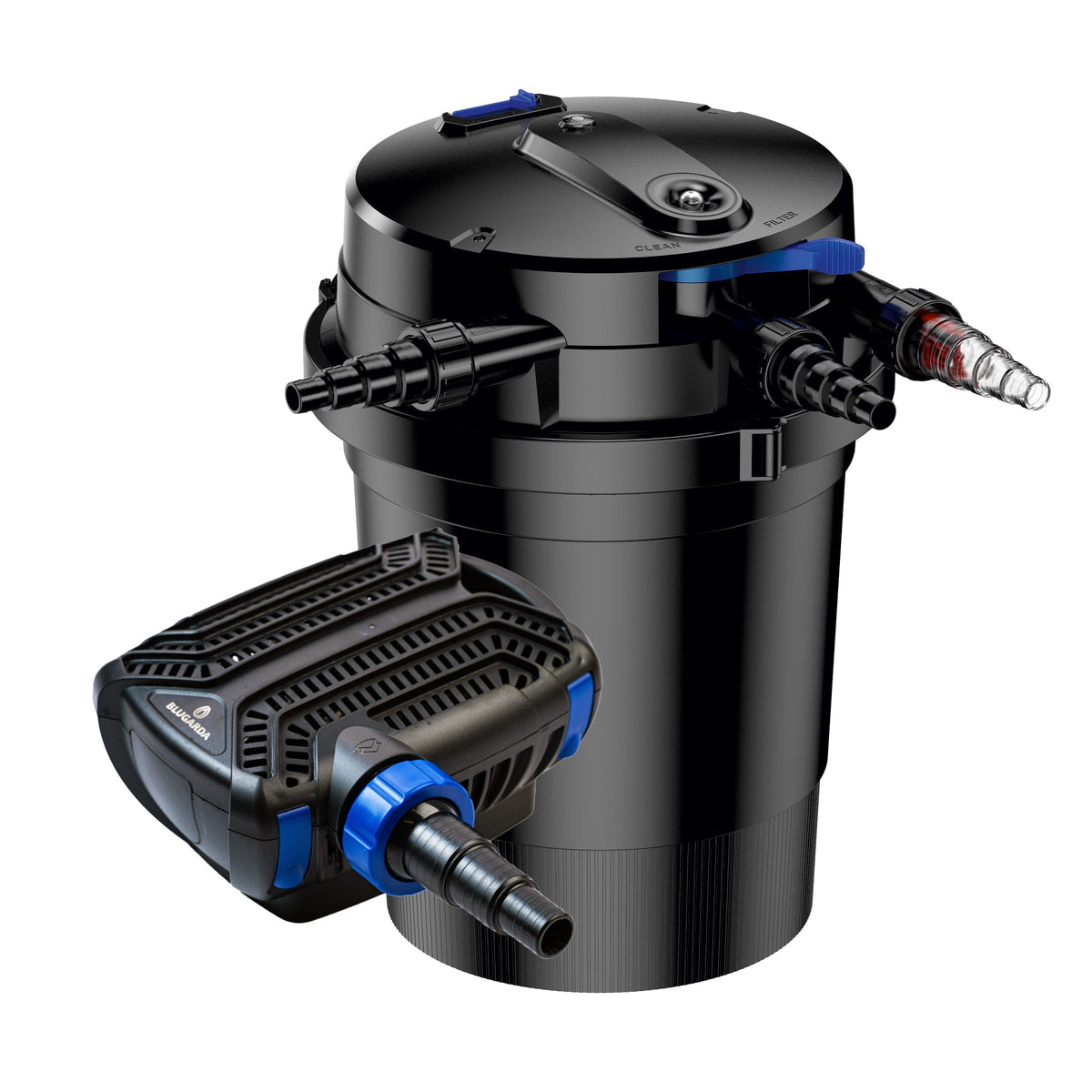 Vijverfilter met pomp