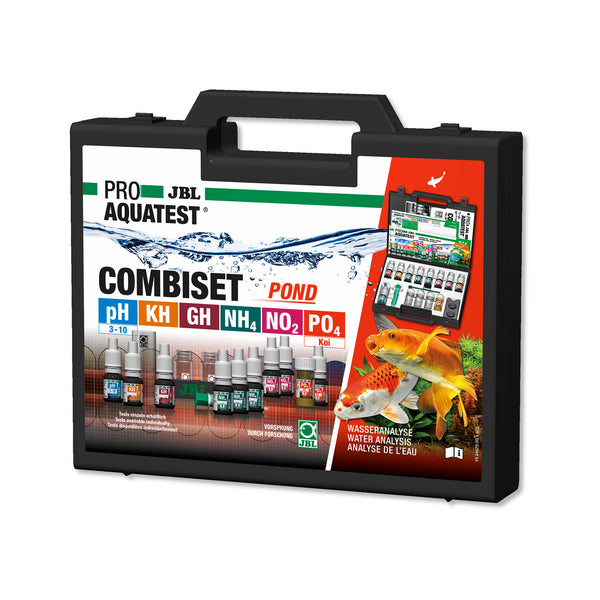 JBL ProAquaTest CombiSet Pond - Kit de prueba completa para 6 valores del agua del estanque